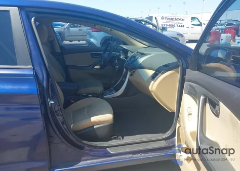 2013 Hyundai Elantra Gls из США, поврежденный, VIN 5NPDH4AE5DH450084